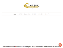 Tablet Screenshot of impesa.com